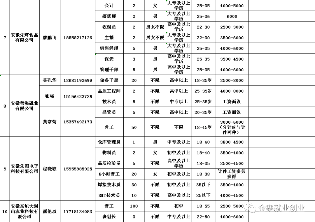 金寨在線最新招聘信息概覽，金寨在線最新招聘信息全面解析